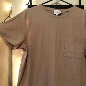 Light brown Midi Dress with pocket